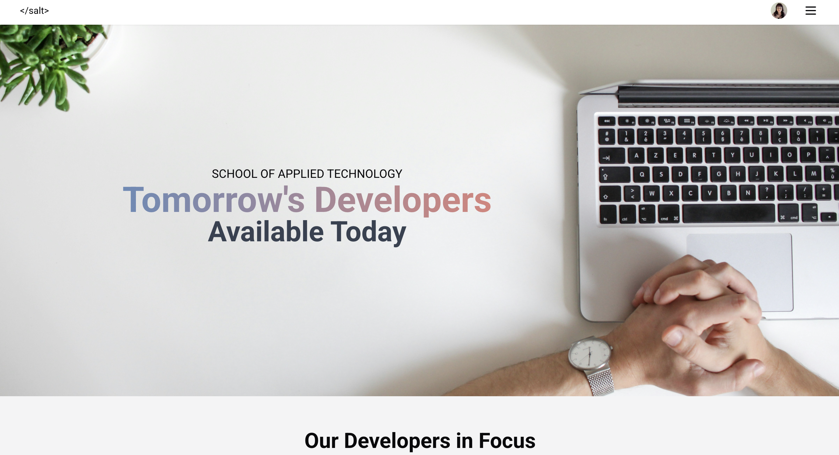 Picture of the developer, Adrienn Pozsgai